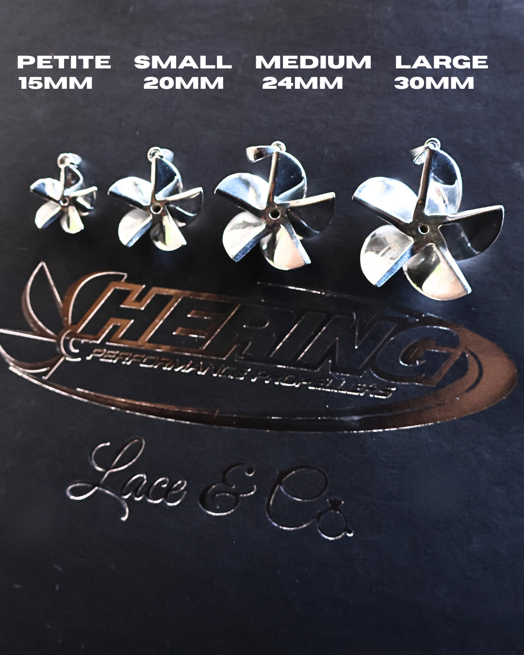 Small Hering Propeller featuring a 18 inch chain